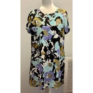 ReneeC. Dress‎ floral Pullover short sleeve M Medium Vacation